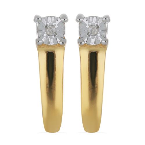 BUY 925 SILVER NATURAL DIAMOND DOUBLE CUT GEMSTONE EARRING